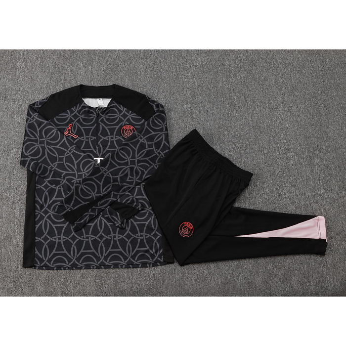 Chandal de Sudadera del Paris Saint-Germain Jordan Nino 2024-25 Negro